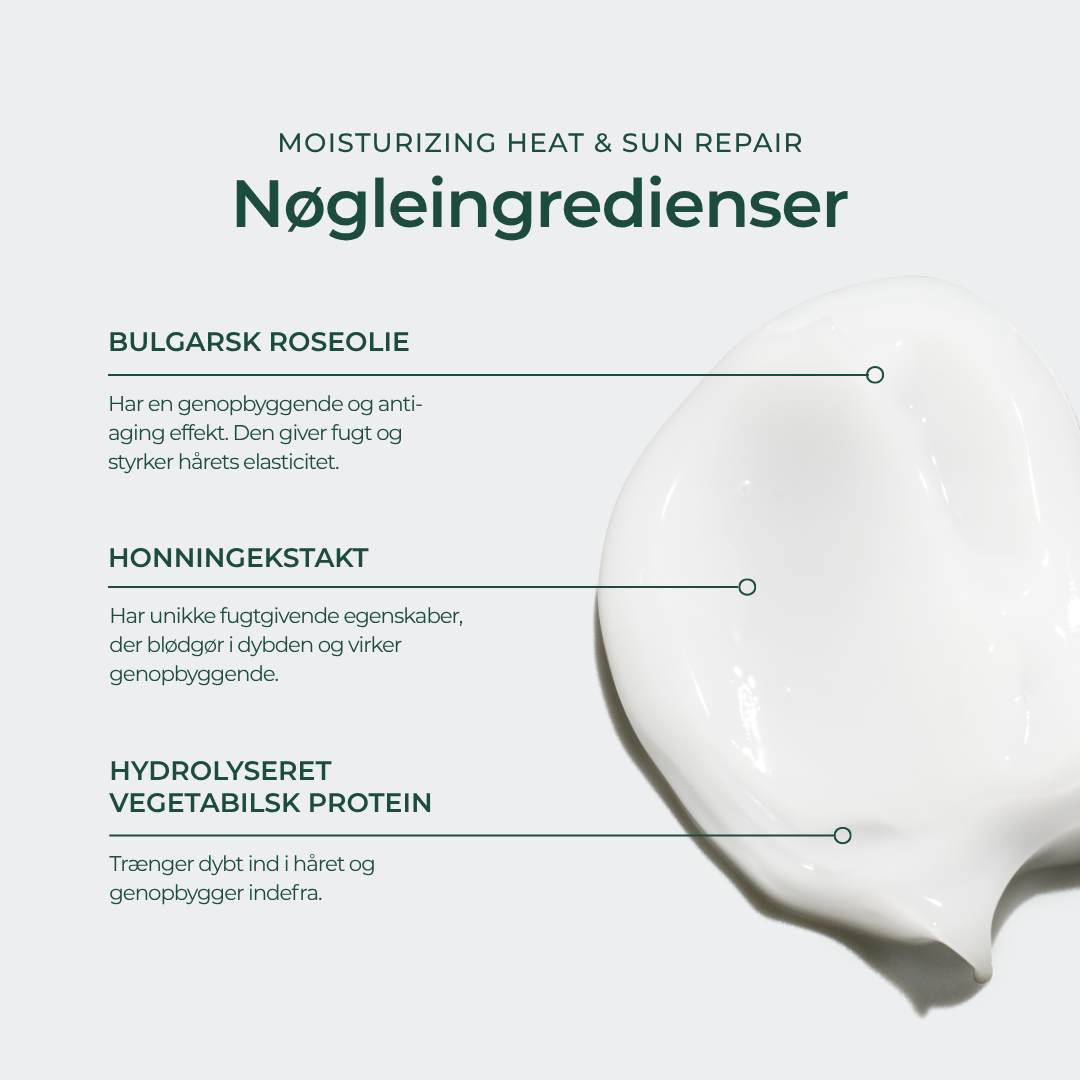 Moisturizing Heat & Sun Repair - Fugtgivende leave-in creme med varmebeskyttelse